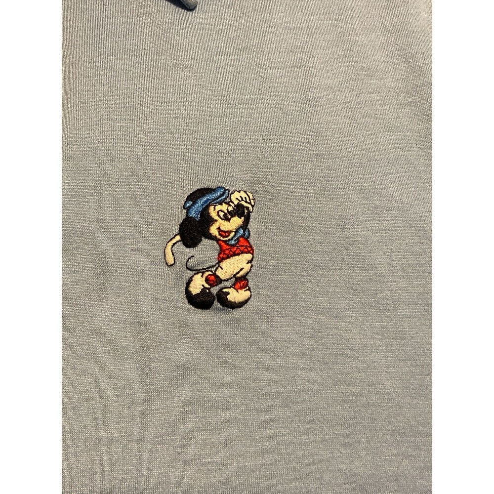 The Titleist Collection Polo Shirt Mens Blue Sz Large Stripe Mickey Mouse - Picture 5 of 10